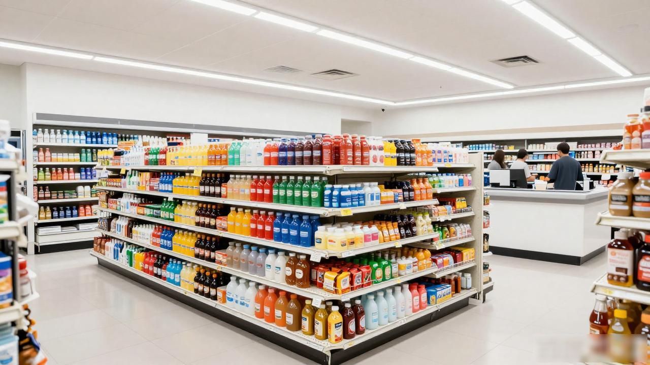 美国便利店装修风格_合肥便利店装修公司_安徽伍捌零装饰