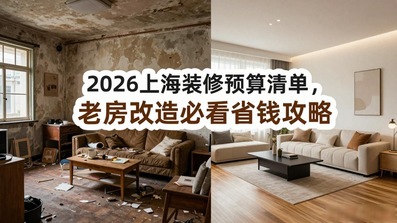 2026房屋装修预算清单_上海存量房改善整装企业评估模型_上海老房改造整装公司选择准则