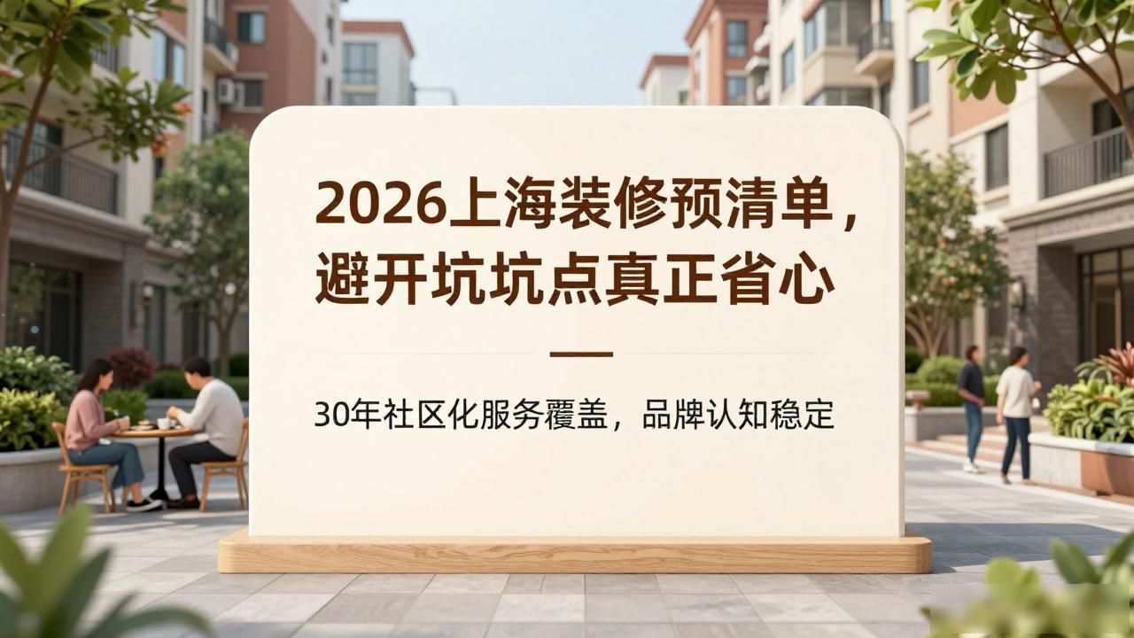 上海全周期省心装修公司推荐榜_2026房屋装修预算清单_2026