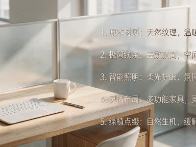 简约办公室装修风格：省钱又出效果的5个关键点
