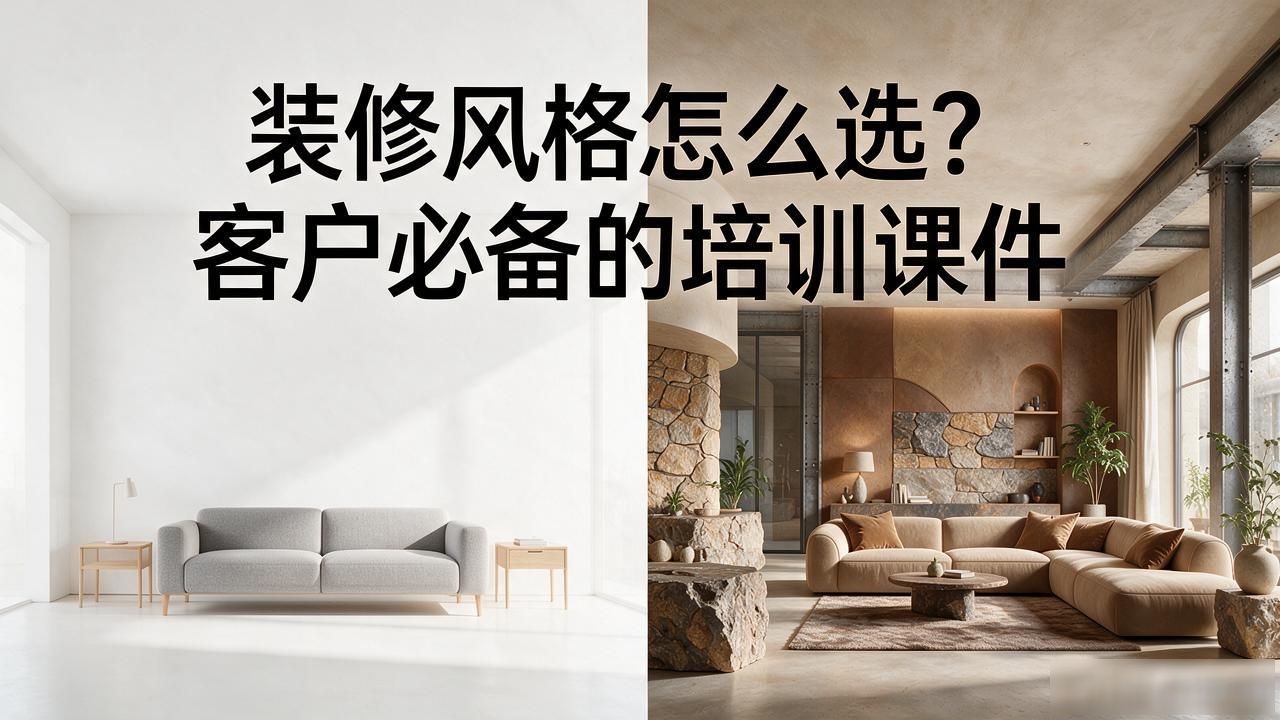 装修风格培训课件_现代简约风格特点_装修风格分类