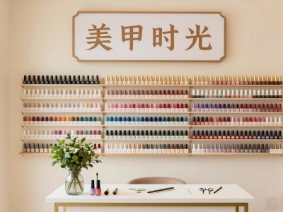 小型美甲店装修风格：温馨门头+白色美甲桌，打造接地气小角落