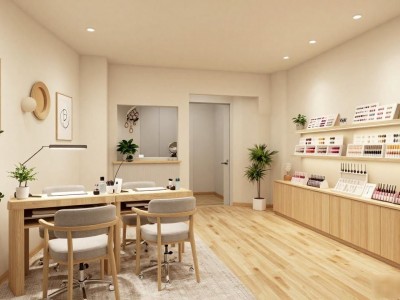 40平米美甲店装修3.5万，温馨小店风格攻略