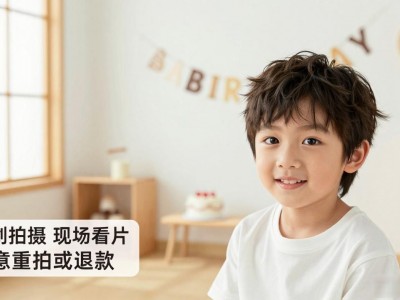 儿童摄影装修风格推荐：极简生日写真，留住孩子真实模样