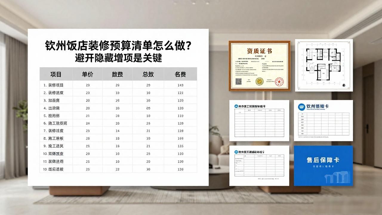 钦州装修公司推荐_饭店装修预算清单_钦州靠谱装修公司