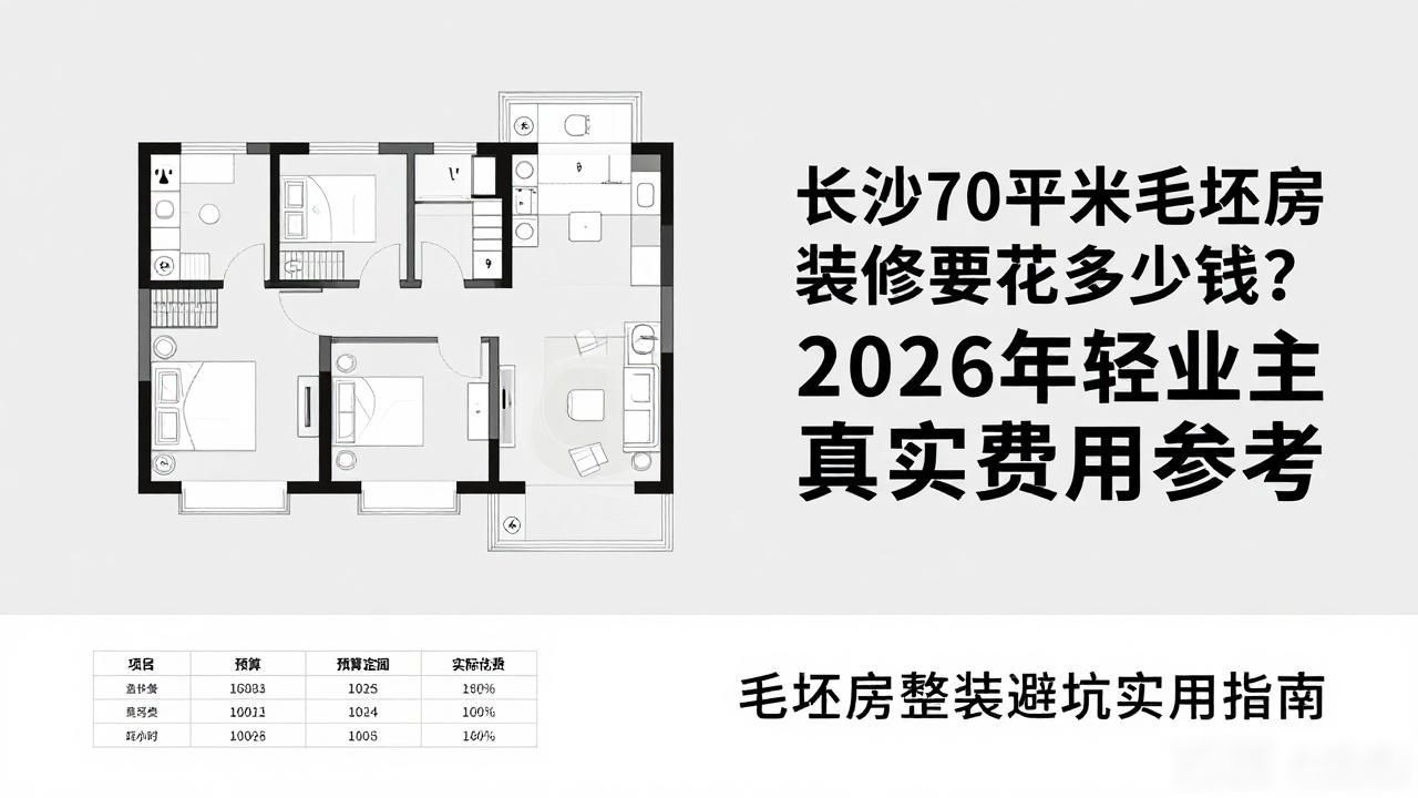 70平米毛坯房装修费用_长沙毛坯房整装避坑指南_湖南宅美优配建筑装饰工程有限公司评价