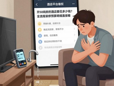 开50间房的酒店要花多少钱？全流程装修预算明细直接看