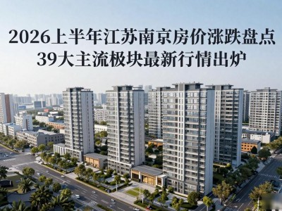 2026上半年江苏南京房价涨跌盘点 39大主流板块最新行情出炉