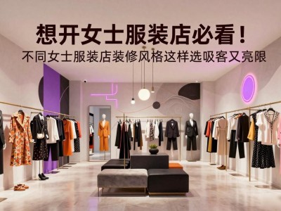 想开女士服装店必看！不同女士服装店装修风格这样选吸客又亮眼