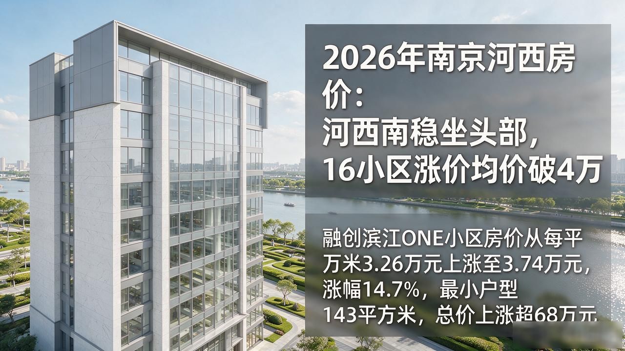 南京河西南板块房价涨幅分析_2026年南京河西房价_南京河西南二手房成交均价上涨