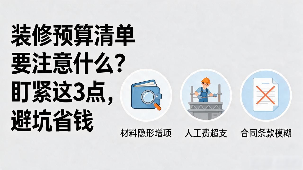 装修预算表项目分类_装修预算表审核_装修预算清单要注意什么