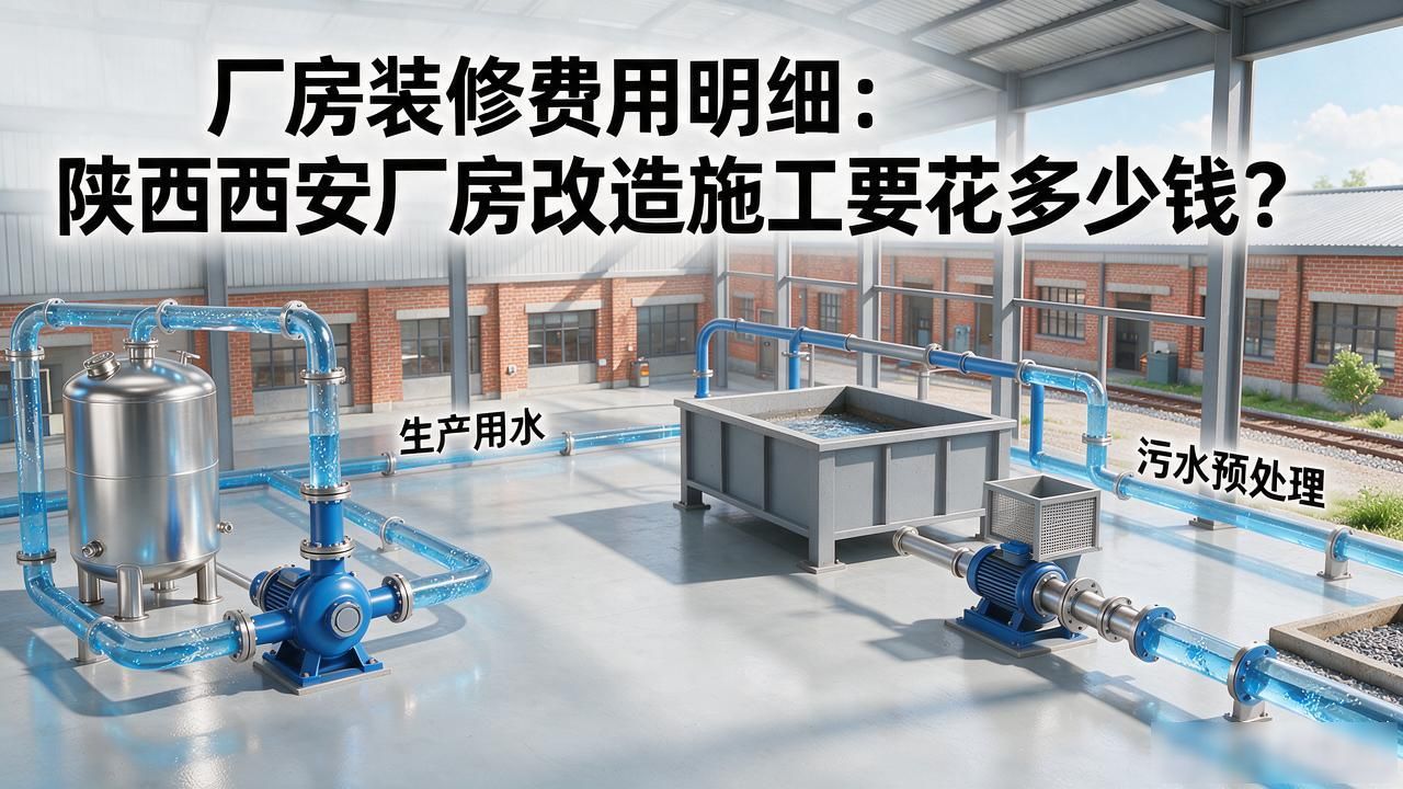 西安厂房车间装修施工_陕西厂房装修设计施工_厂房装修费用