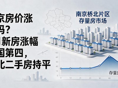南京房价涨了吗？4月新房涨幅全国第四，江北二手房持平