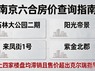南京六合房价查询指南！新盘估价、二手房成交价网上可查
