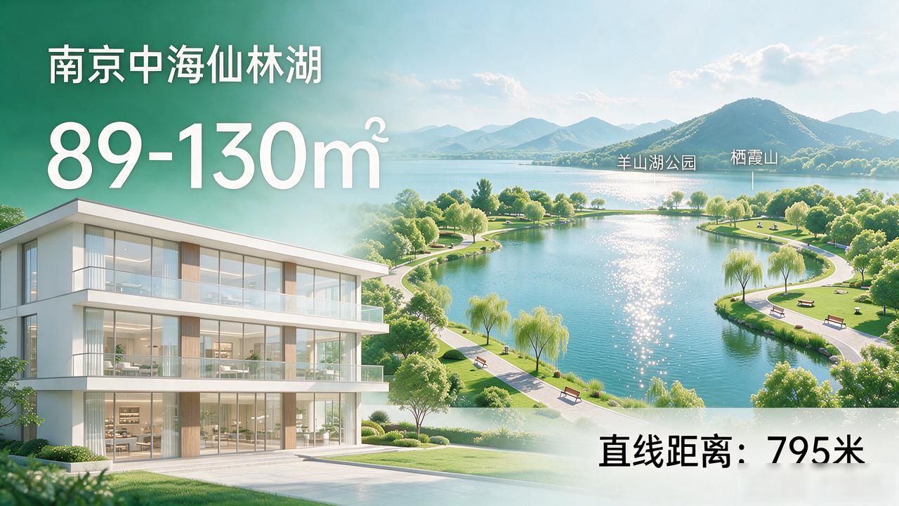 南京仙林湖站东侧 房产 89-130㎡_南京中海地产楼盘
