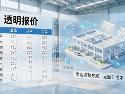 厂房装修预算怎么做？透明报价+节能设计，少花冤枉钱