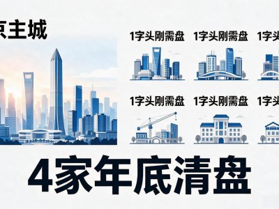 南京万元楼盘哪里找？主城仅剩7家1字头刚需盘，4家年底清盘