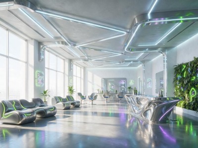 2026潮流美发店装修风格效果图大全，个性化设计灵感合集