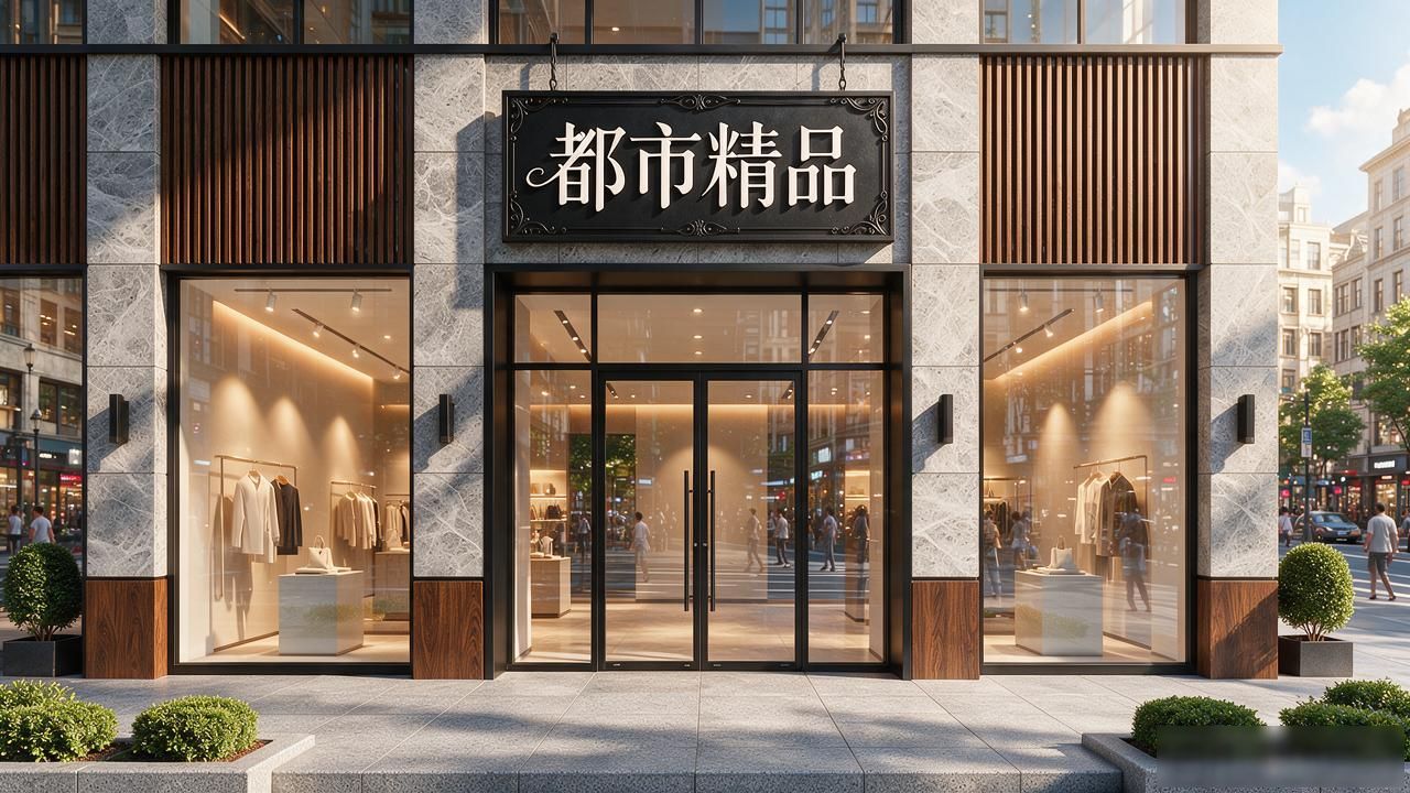 店面外墙设计_国外店面外墙装修案例_欧美装修风格店面