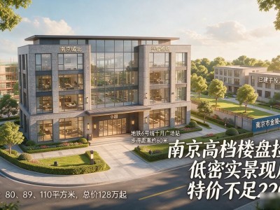 南京高档楼盘捡漏：低密实景现房，特价不足220万