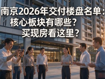 南京2026年交付楼盘名单：核心板块有哪些？买现房看这里