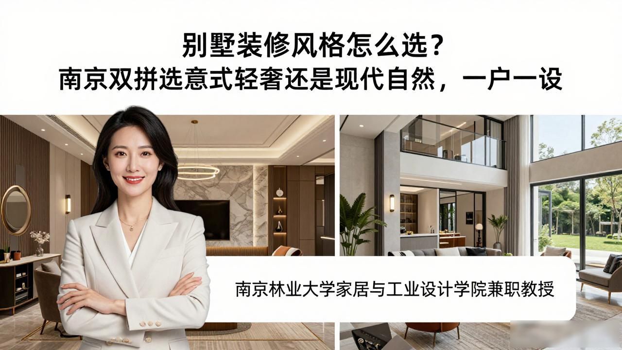 别墅,装修风格_栖霞区双拼别墅装修风格选择_现代自然与意式轻奢对比